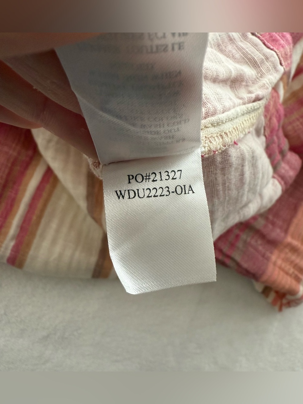 Faherty Sarah Tiered Stripe Cotton Maxi Dress Size XL - Picture 7 of 9